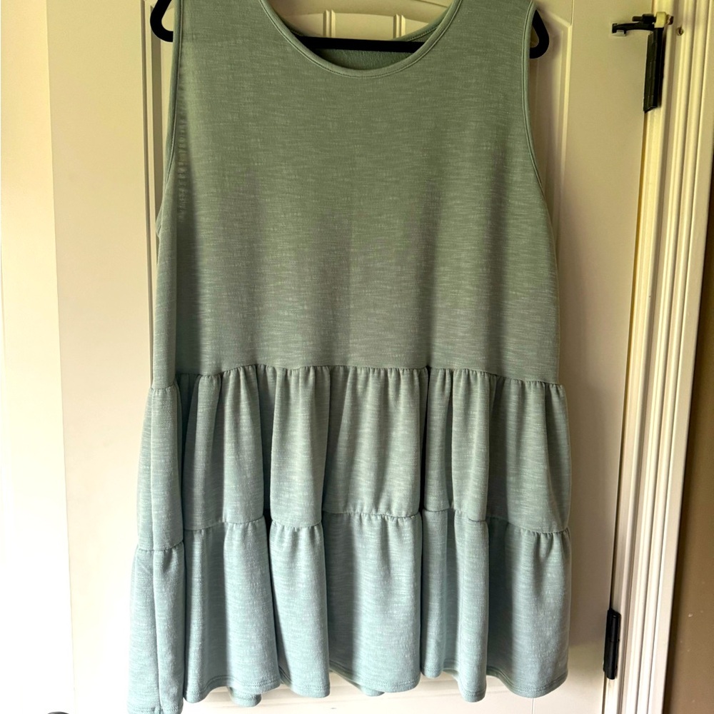 Sage green boutique top